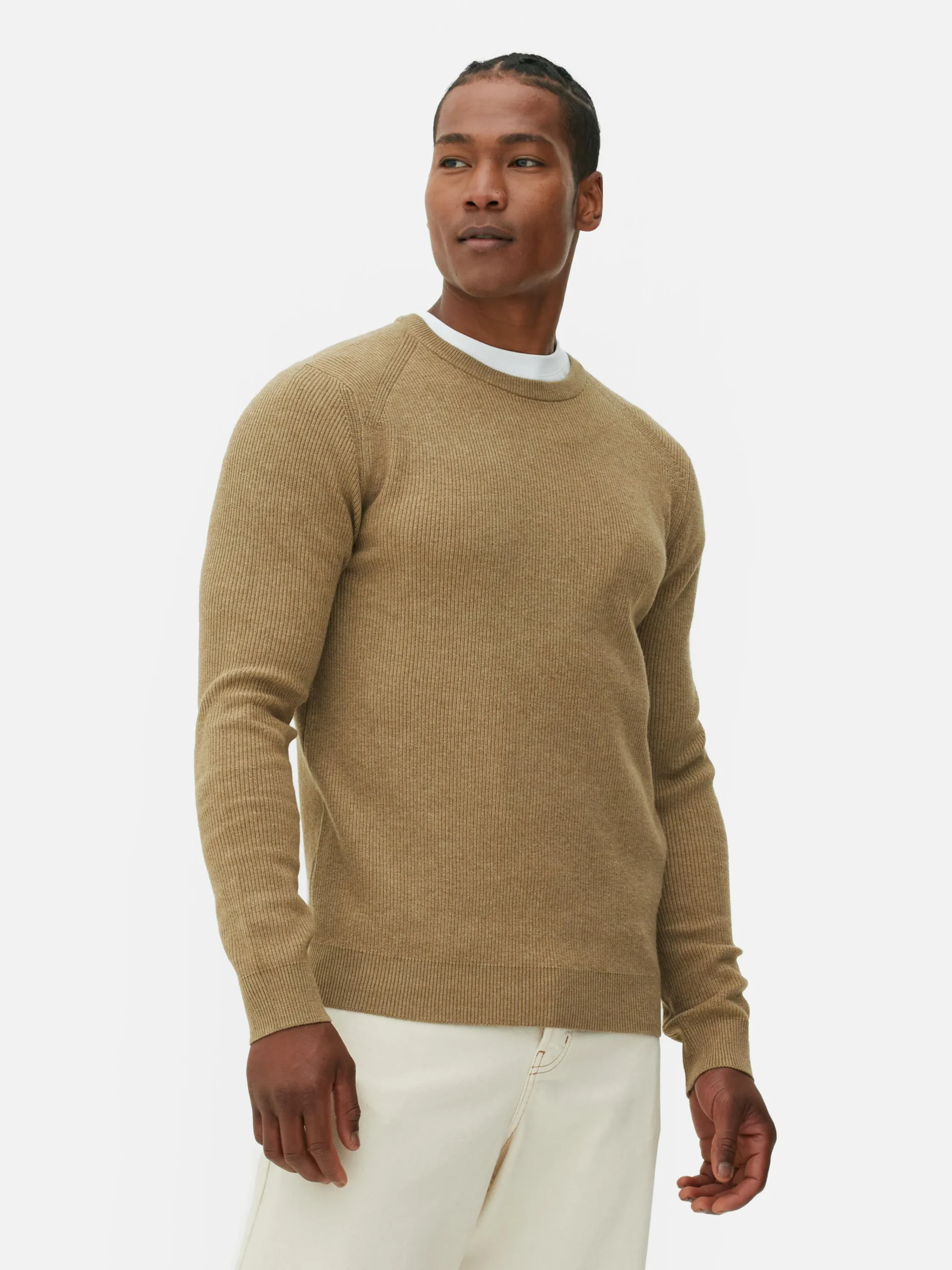 Ribbed Crew Neck Sweater|Primark Sale