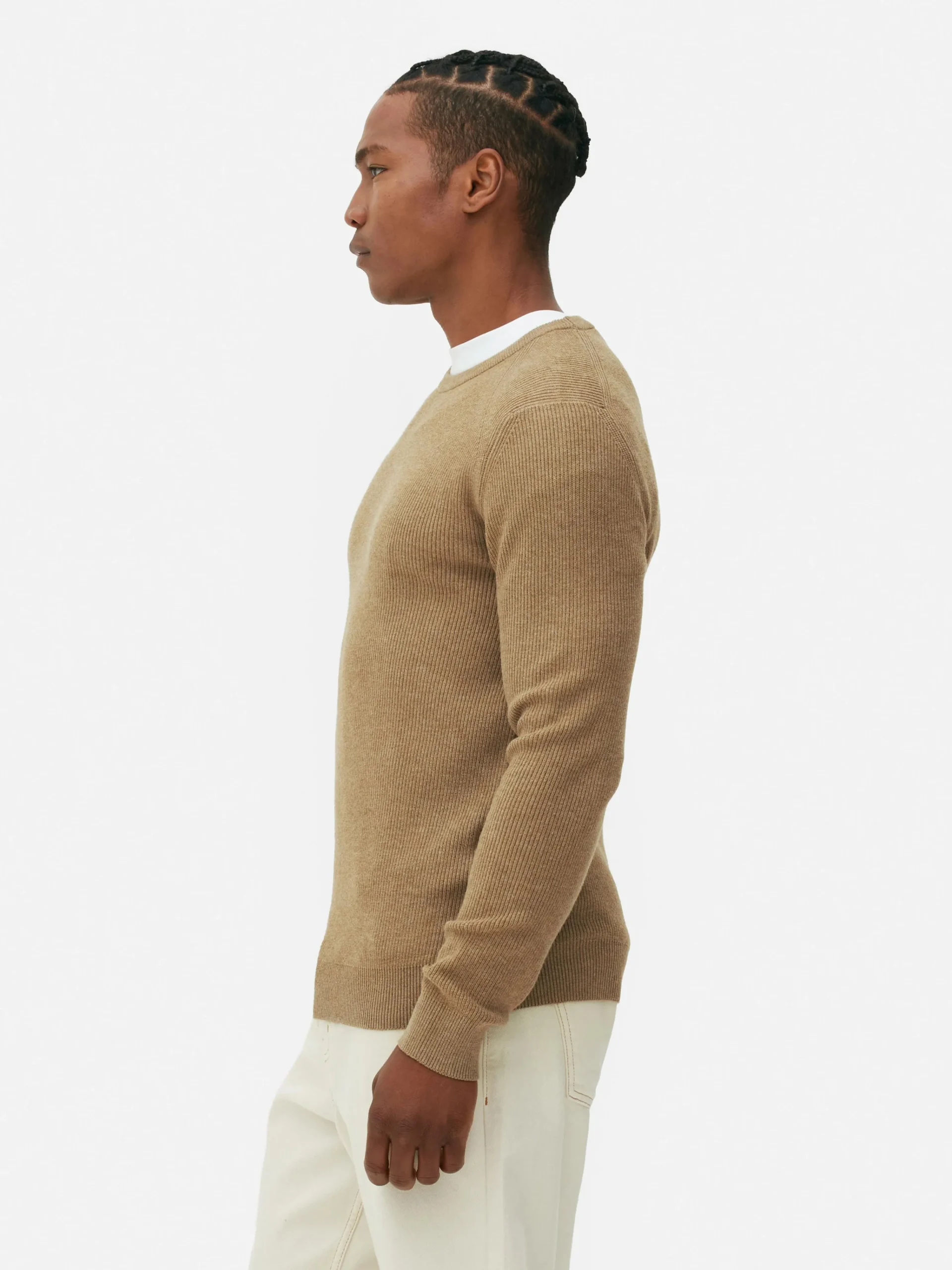 Ribbed Crew Neck Sweater|Primark Sale