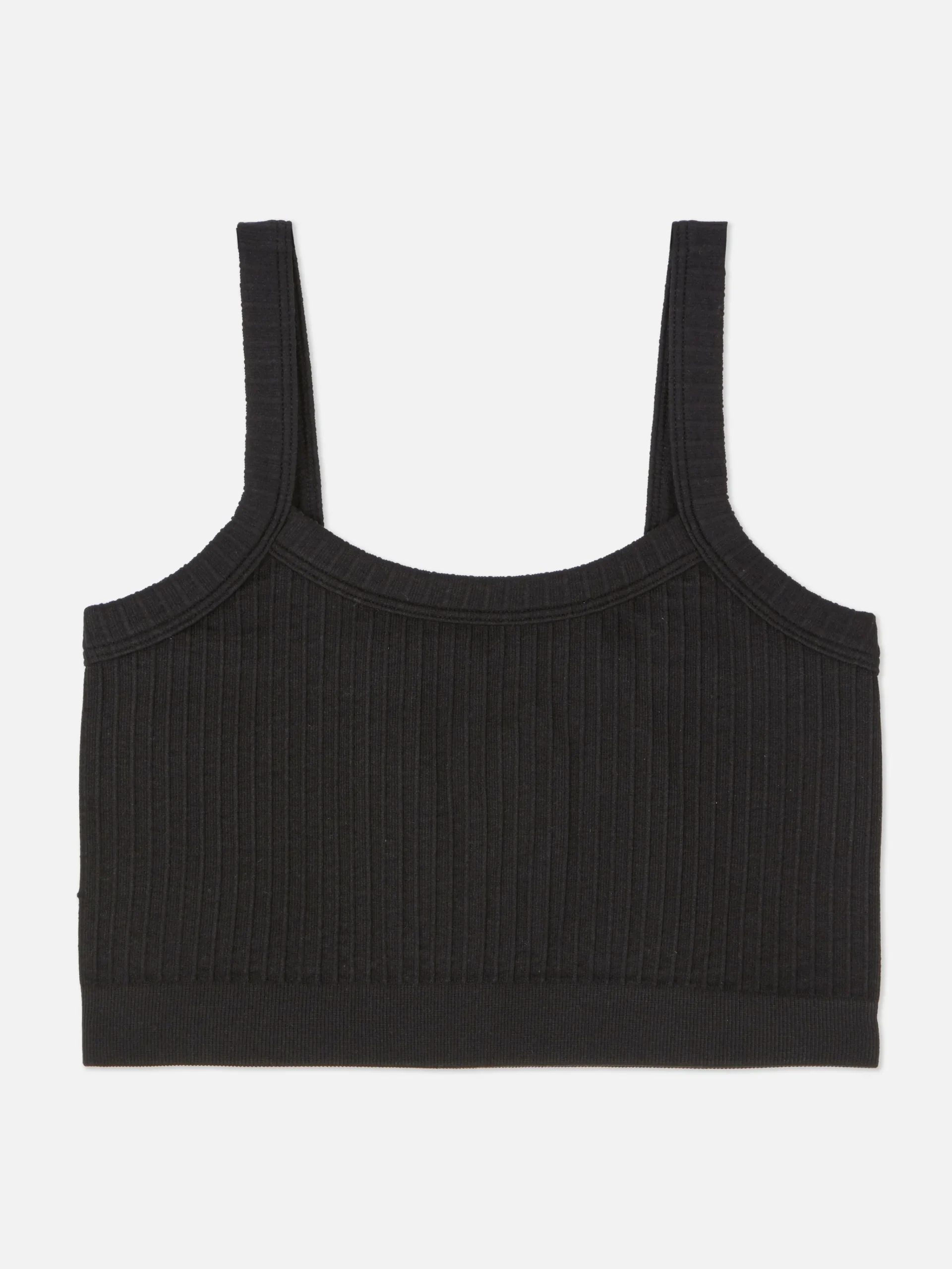 Ribbed Crop Top|Primark New