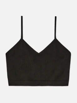 Ribbed Cropped Cami Pajama Top|Primark Hot