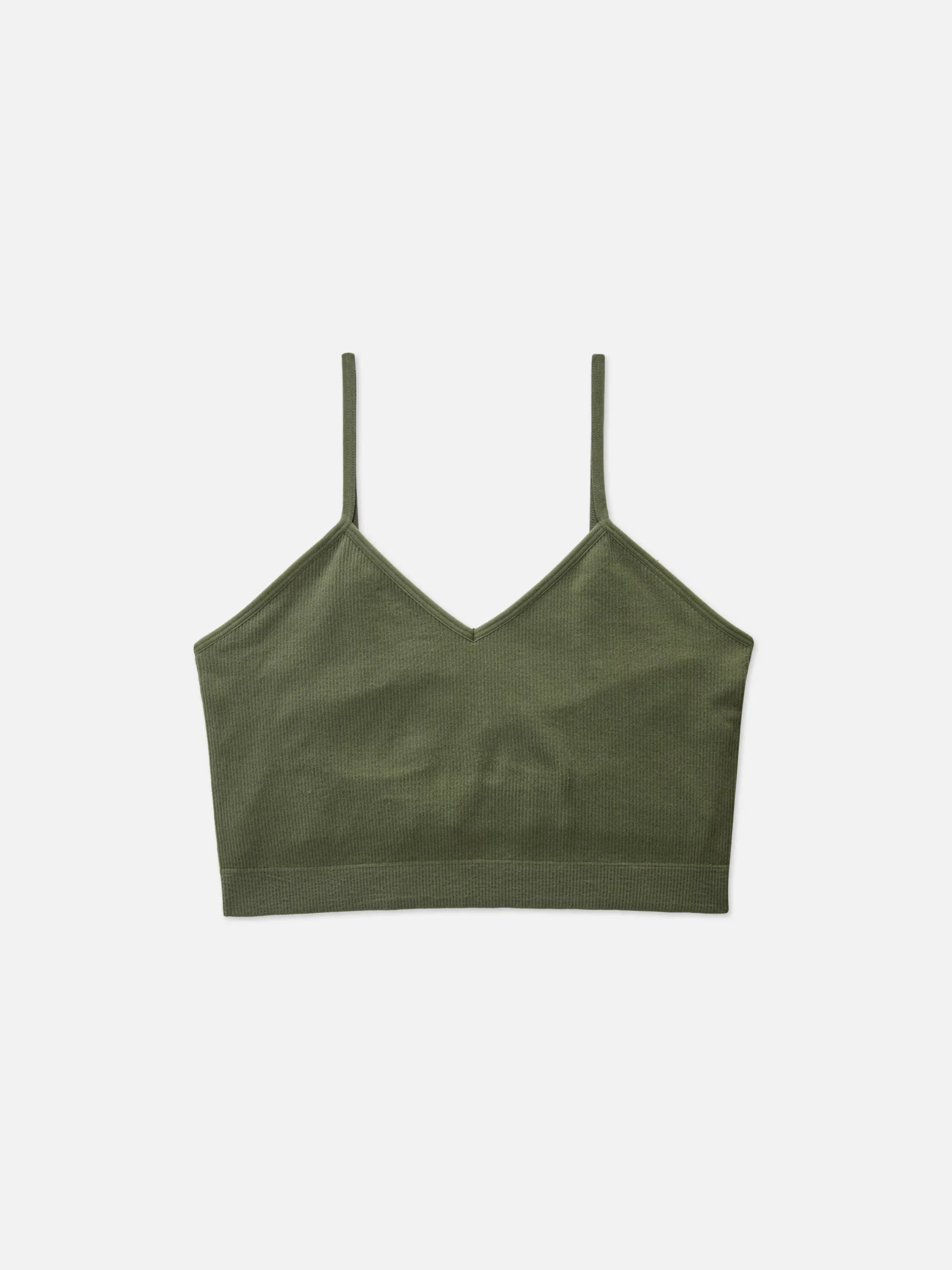 Ribbed Cropped Cami Pajama Top|Primark Hot