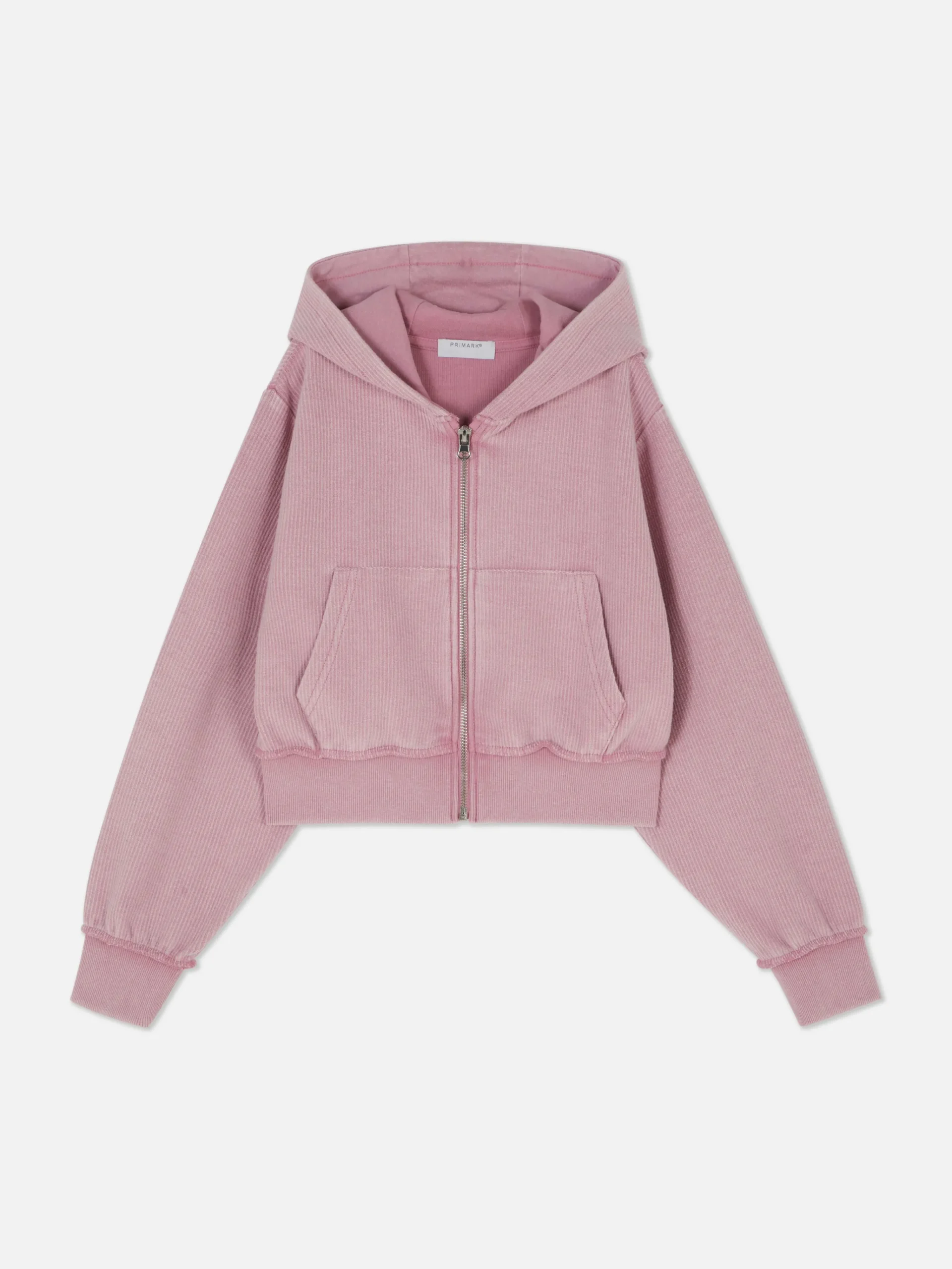Ribbed Hoodie|Primark Outlet
