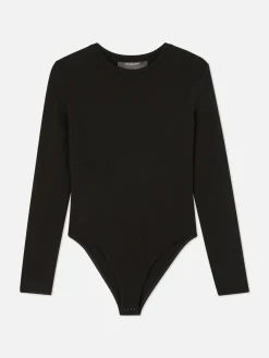 Ribbed Long Sleeve Bodysuit|Primark Sale