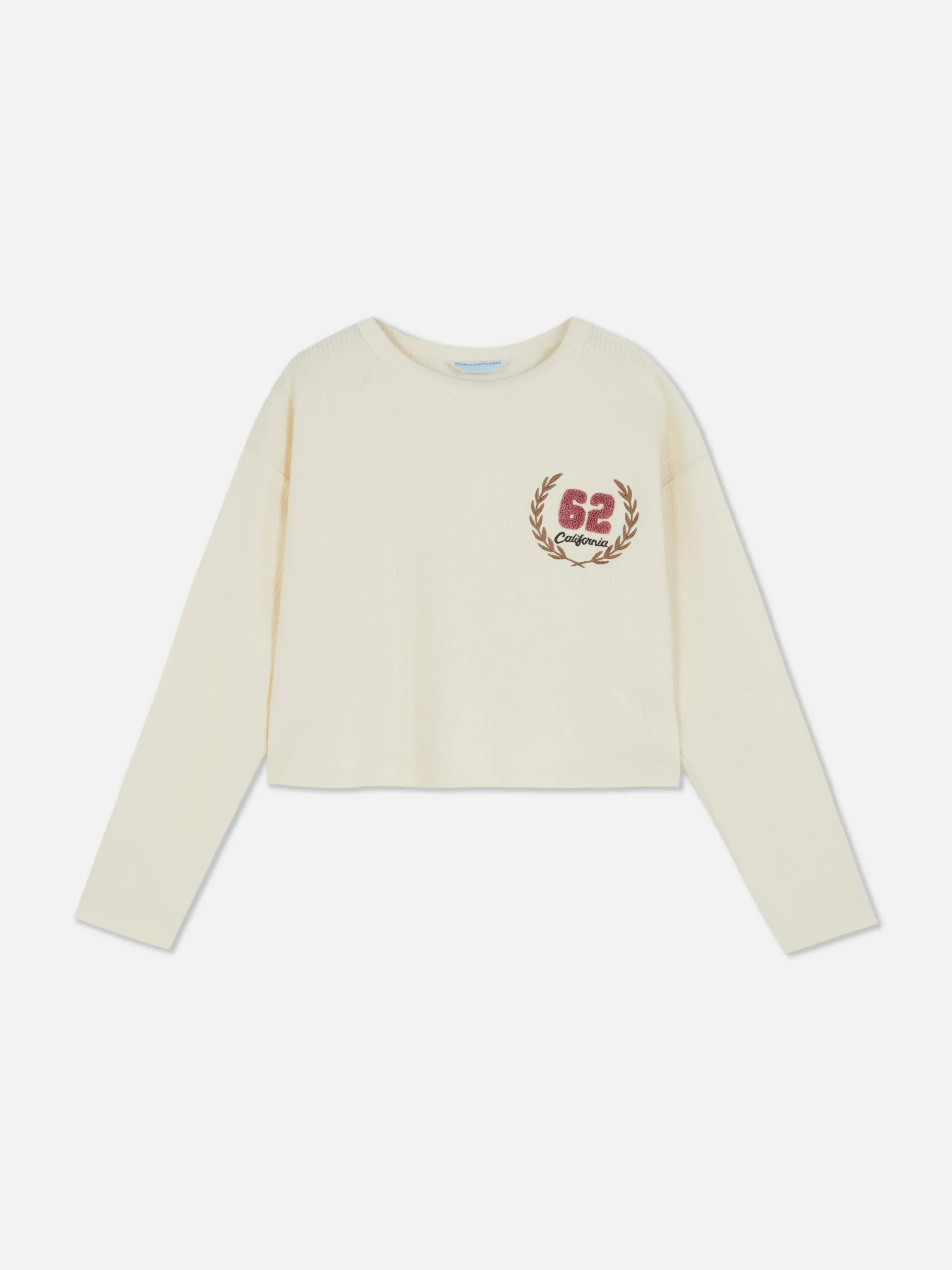 Ribbed Long Sleeve T-Shirt|Primark Clearance