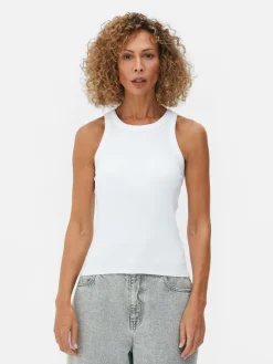Ribbed Racerback Tank|Primark Sale
