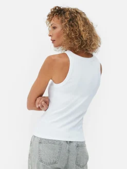 Ribbed Racerback Tank|Primark Sale