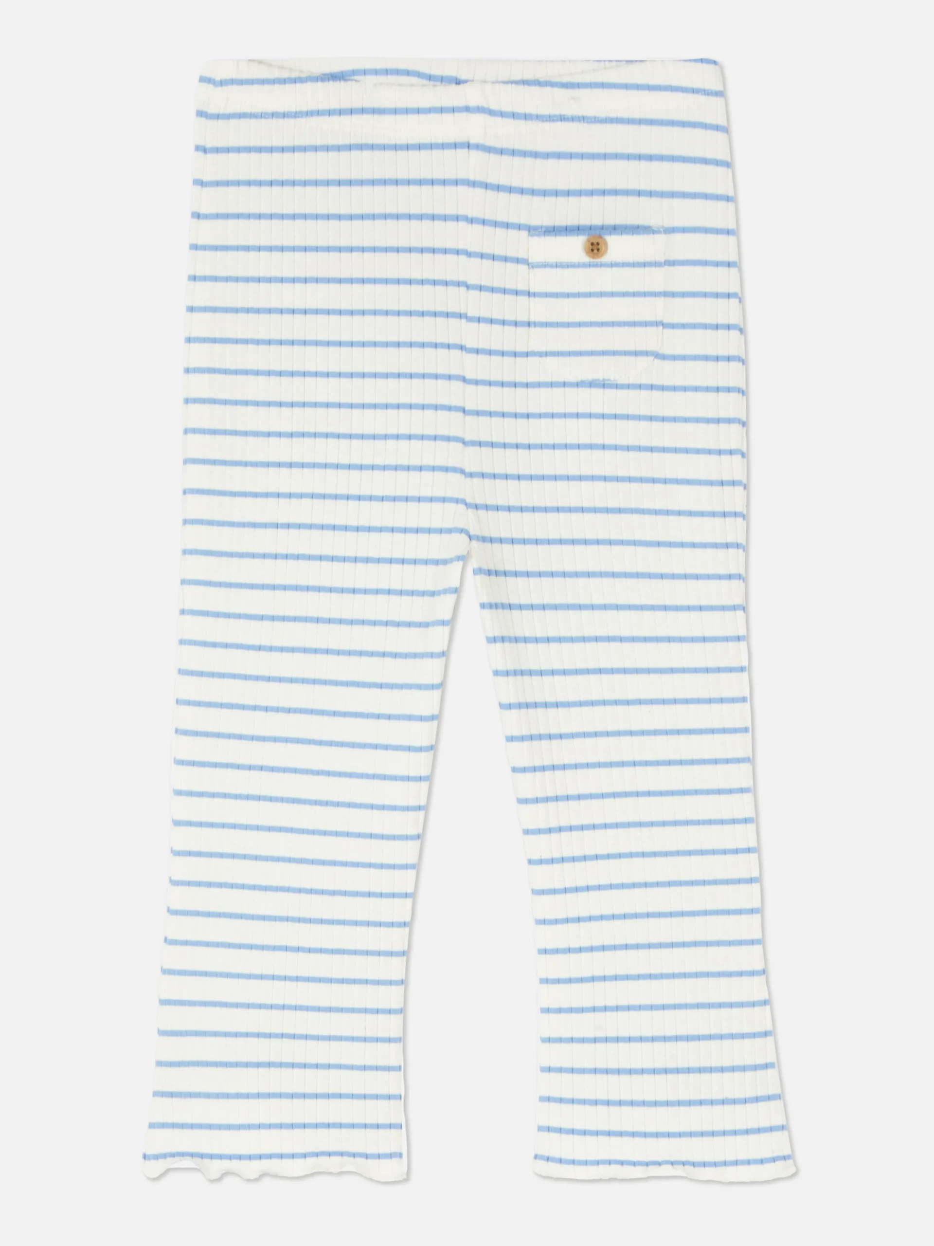 Ribbed Striped Flare Leggings|Primark Hot