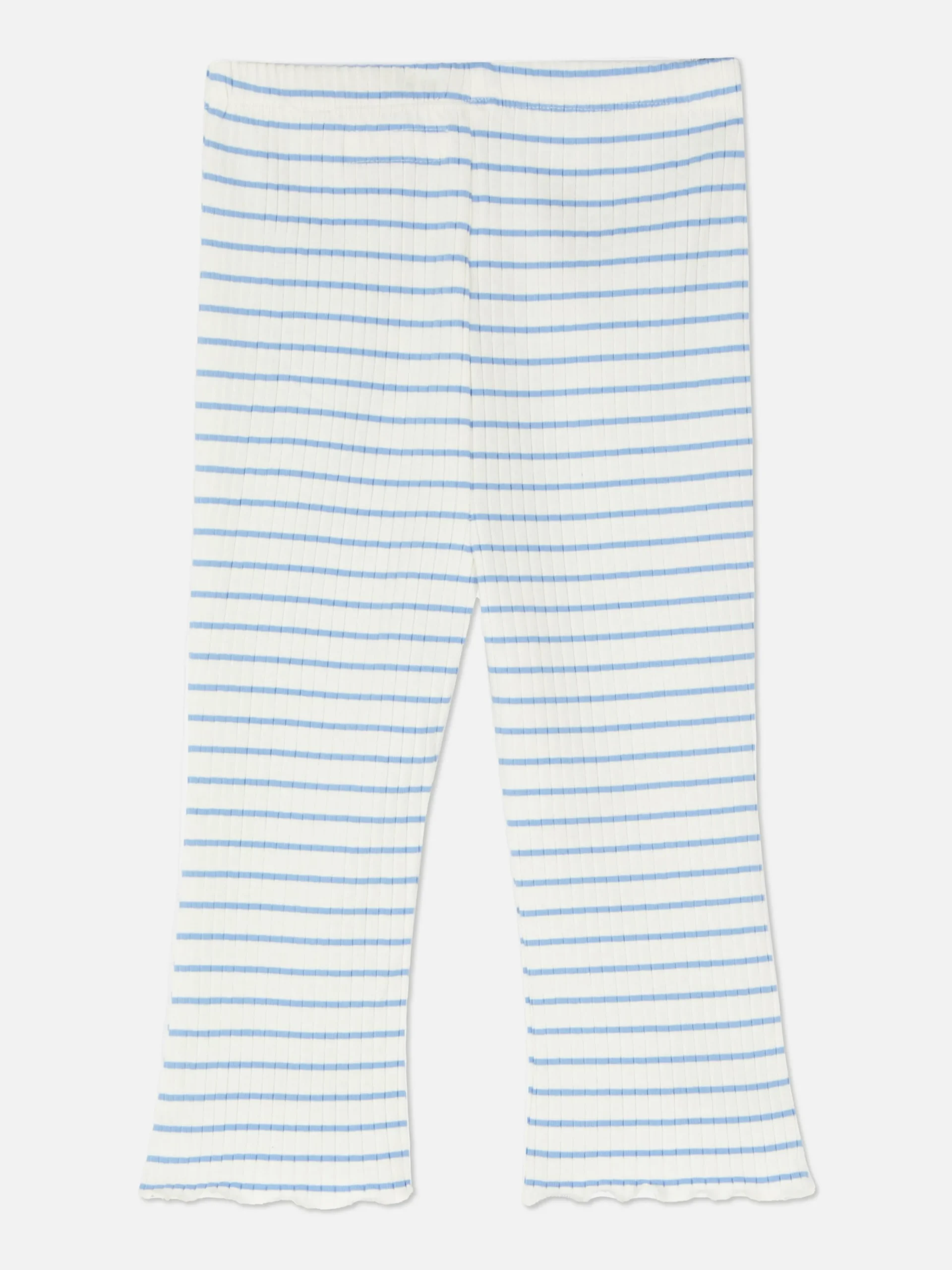 Ribbed Striped Flare Leggings|Primark Hot