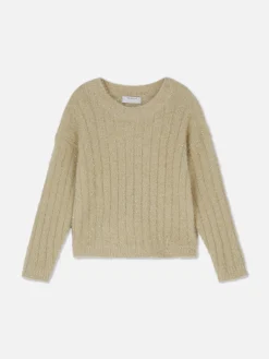 Ribbed Tinsel Sweater|Primark New