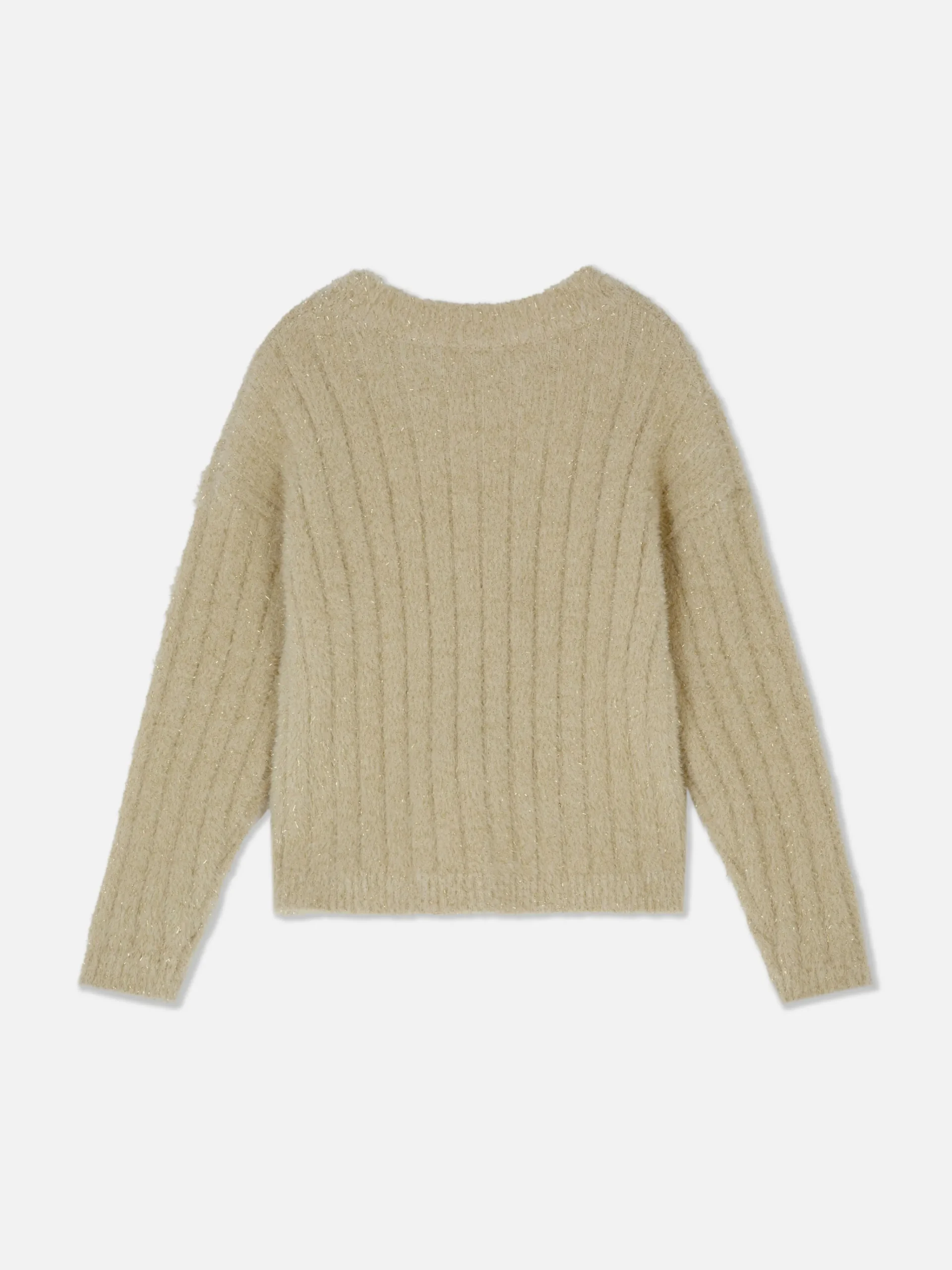 Ribbed Tinsel Sweater|Primark New