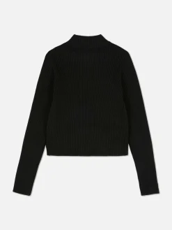 Ribbed Zip Cardigan|Primark Hot