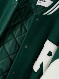 Rita Ora Bouclé Letter Varsity Jacket|Primark Hot
