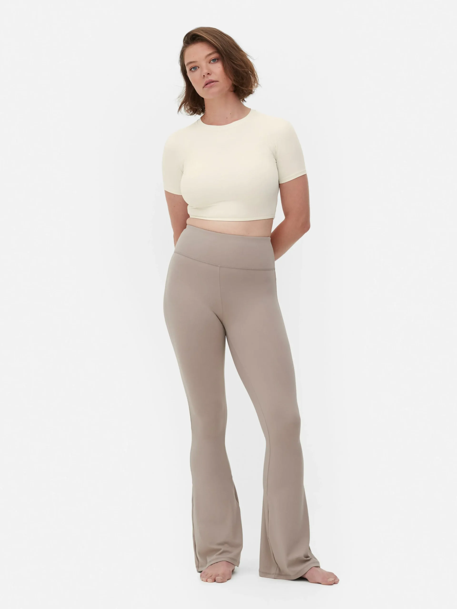 Rita Ora Buttery Soft Cropped Sports Top|Primark Outlet