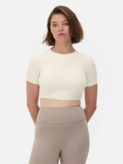 Rita Ora Buttery Soft Cropped Sports Top|Primark Outlet