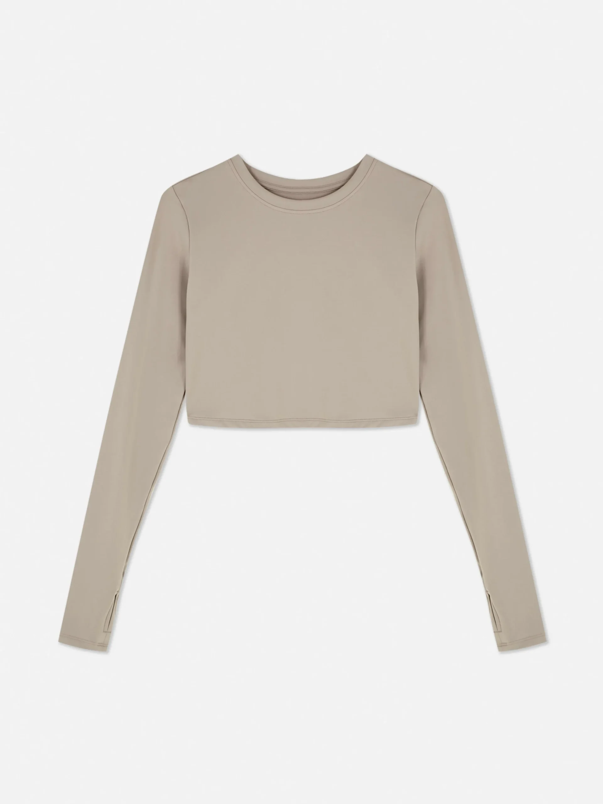 Rita Ora Buttery Soft Long Sleeve Sports Crop Top|Primark Discount