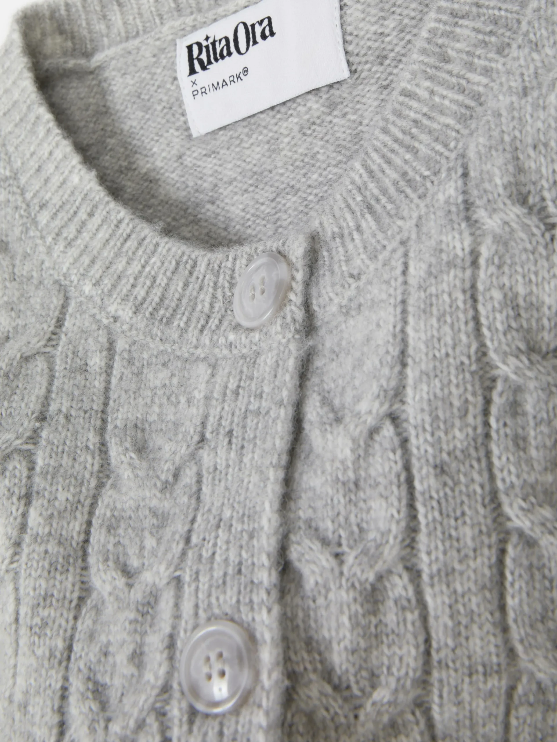 Rita Ora Cable Knit Cardigan|Primark Discount