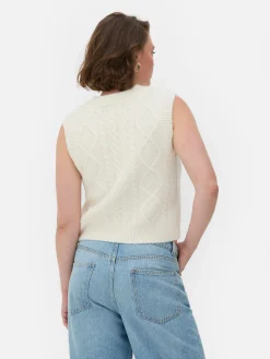 Rita Ora Cable Knit Vest|Primark Hot