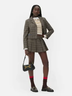 Rita Ora Check Snaffle Detail Mini Skort|Primark Sale