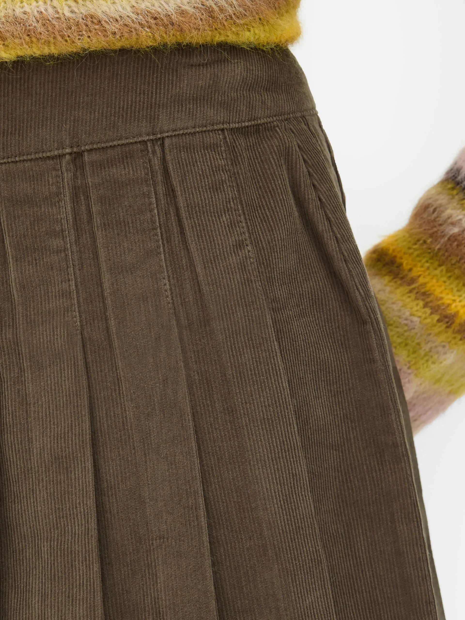 Rita Ora Corduroy Mini Skirt|Primark New