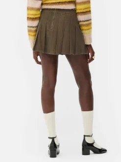 Rita Ora Corduroy Mini Skirt|Primark New
