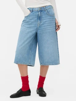 Rita Ora Denim Bermuda Shorts|Primark New
