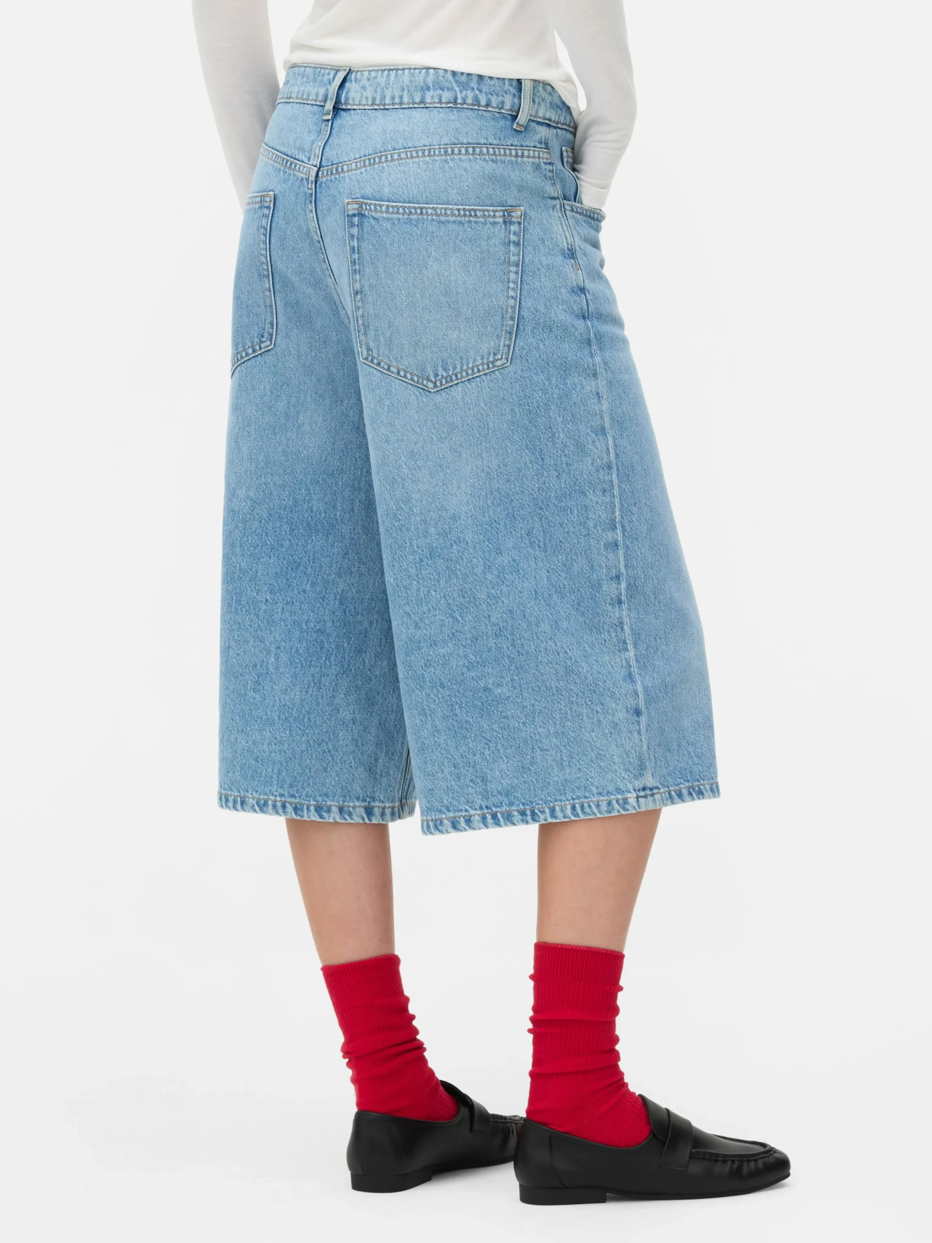 Rita Ora Denim Bermuda Shorts|Primark New