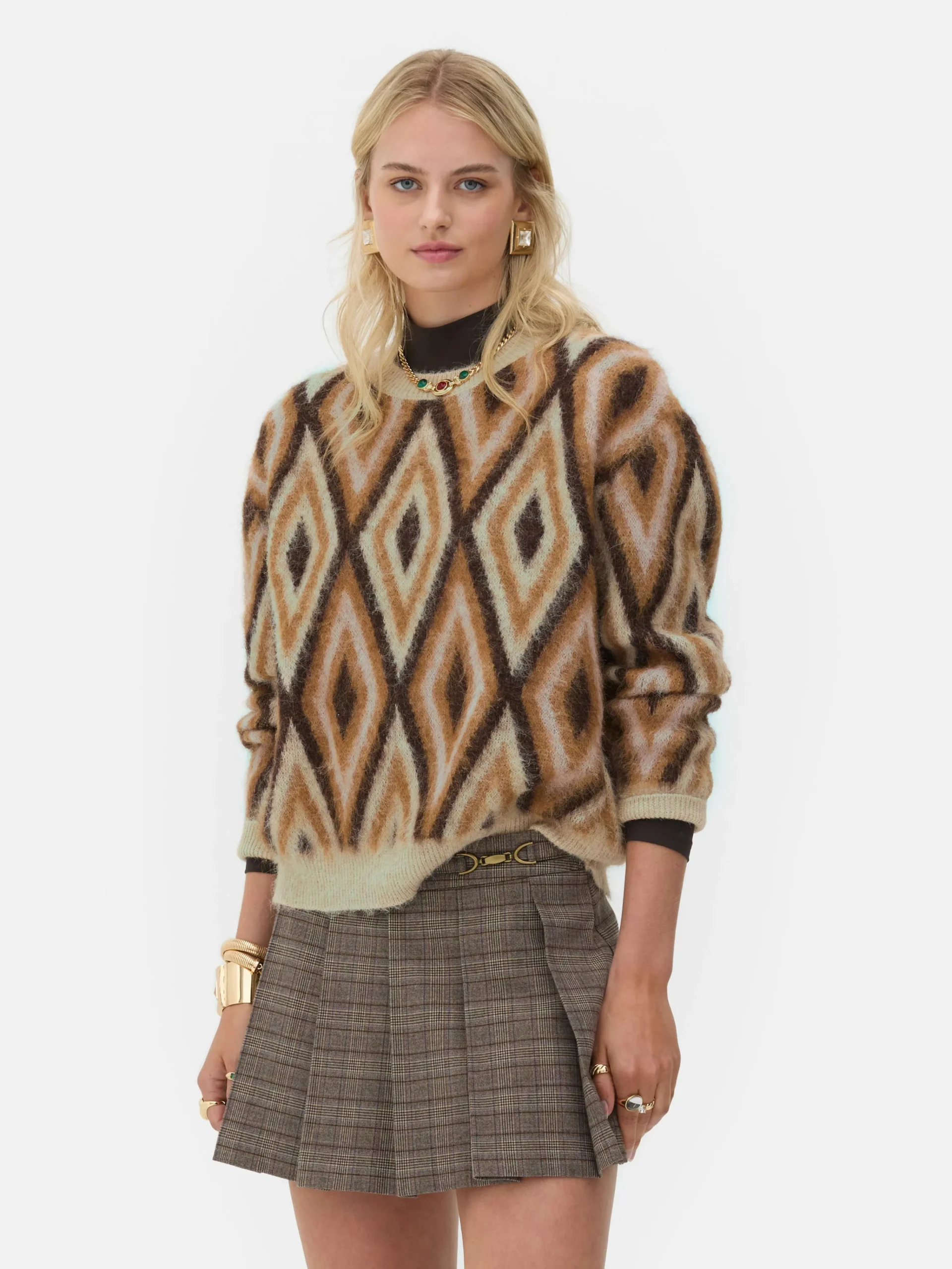 Rita Ora Diamond Sweater|Primark Clearance