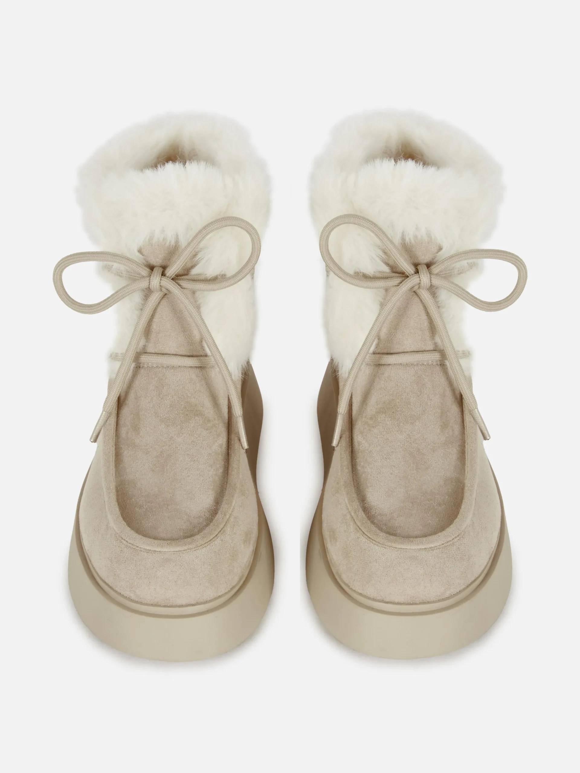 Rita Ora Faux Fur Apron Boots|Primark Hot
