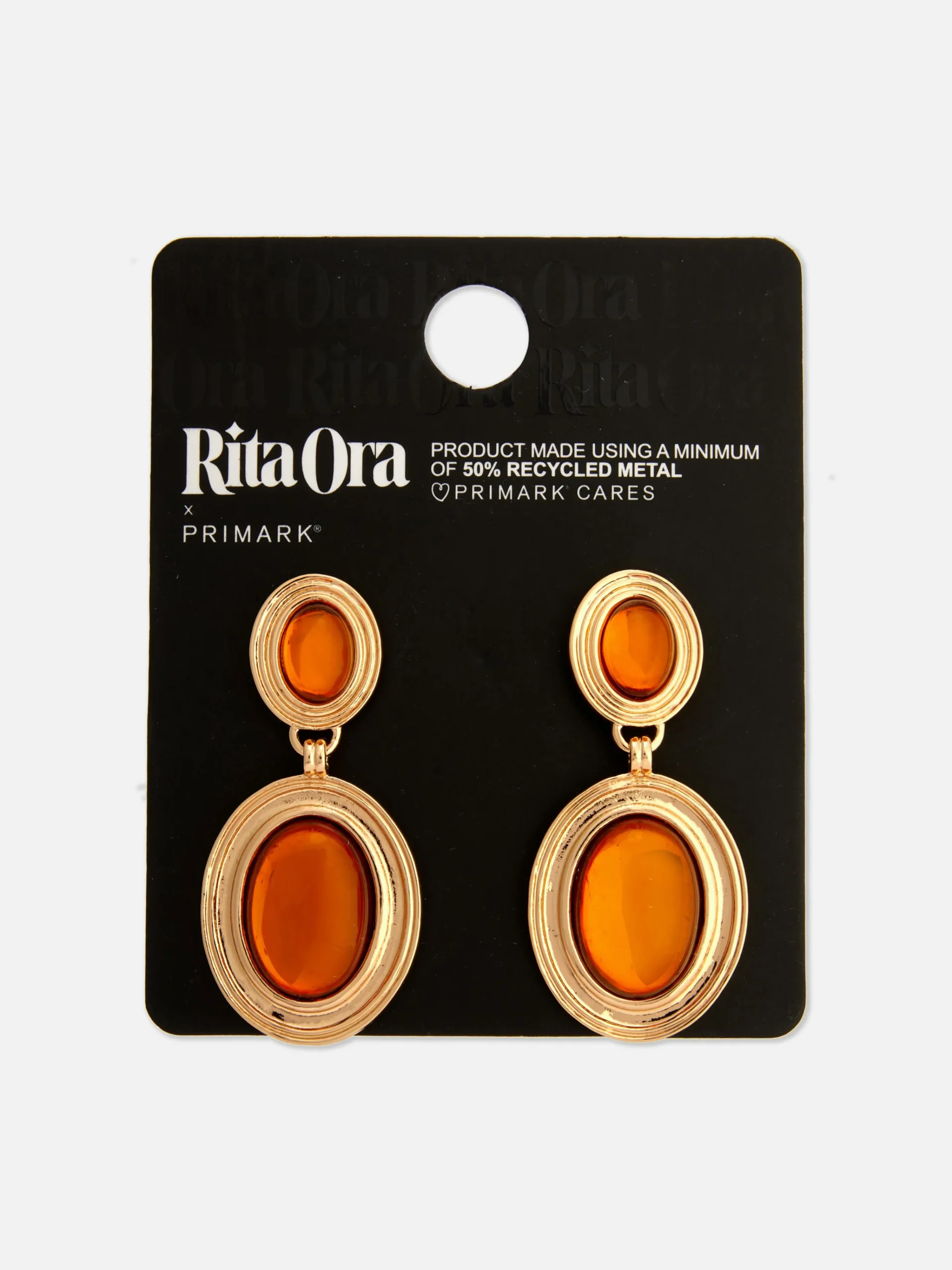 Rita Ora Faux Gemstone Drop Earrings|Primark Hot
