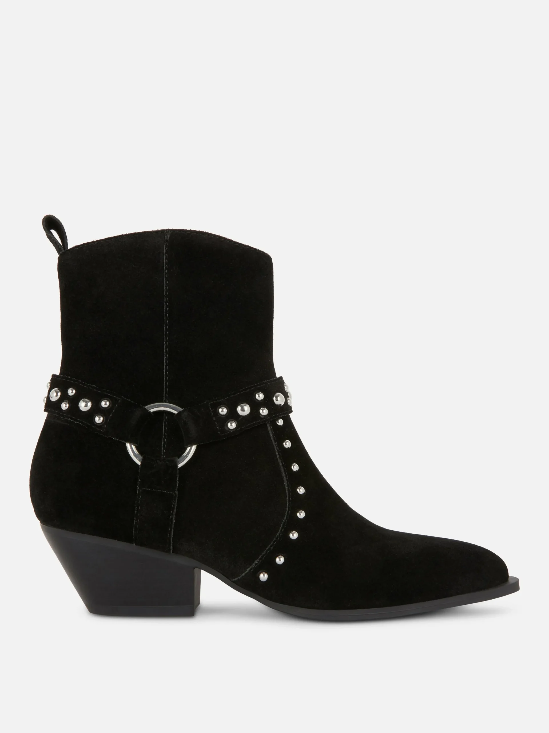 Rita Ora Faux Suede Studded Ankle Boots|Primark Clearance