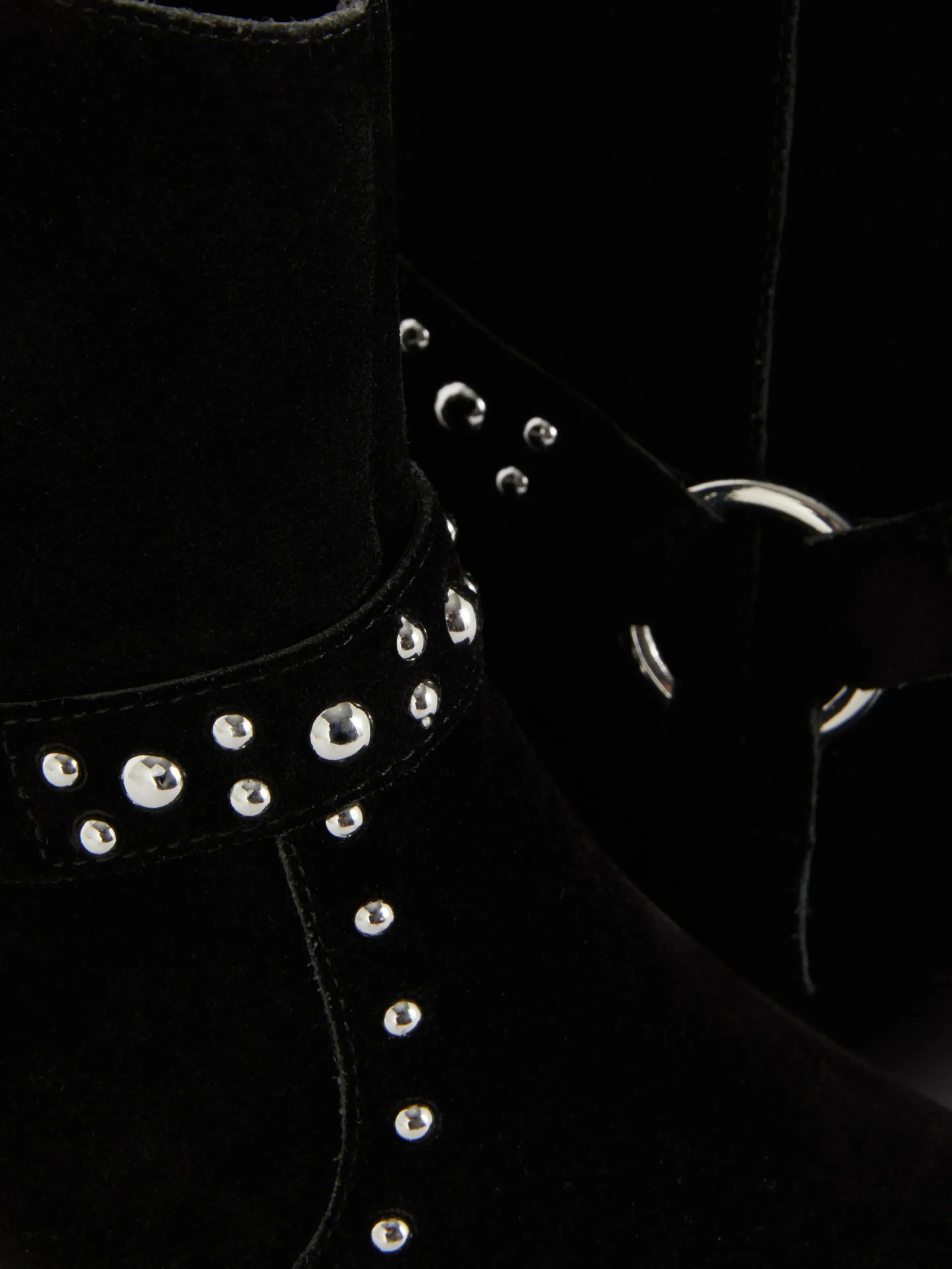 Rita Ora Faux Suede Studded Ankle Boots|Primark Clearance