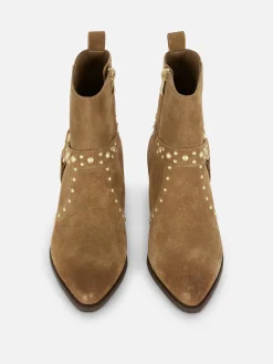 Rita Ora Faux Suede Studded Ankle Boots|Primark Hot