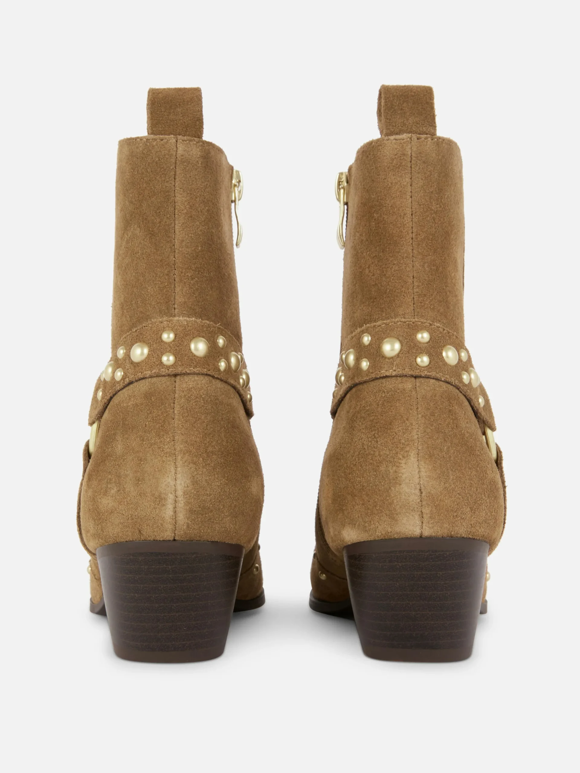 Rita Ora Faux Suede Studded Ankle Boots|Primark Hot