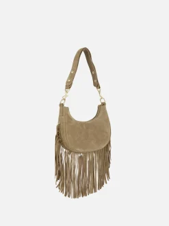 Rita Ora Fringed Suede Shoulder Bag|Primark Discount
