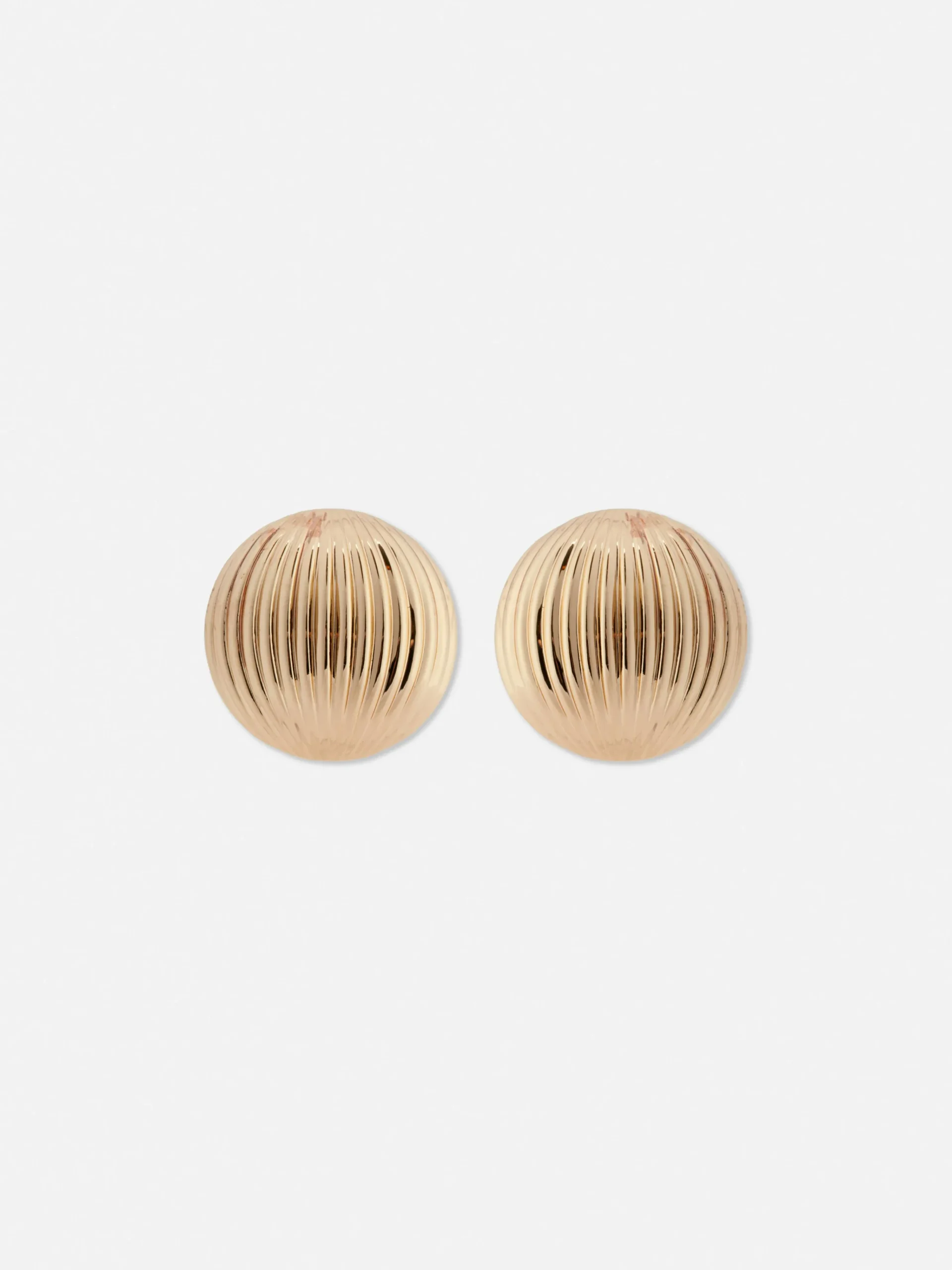 Rita Ora Large Ridged Stud Earrings|Primark Clearance