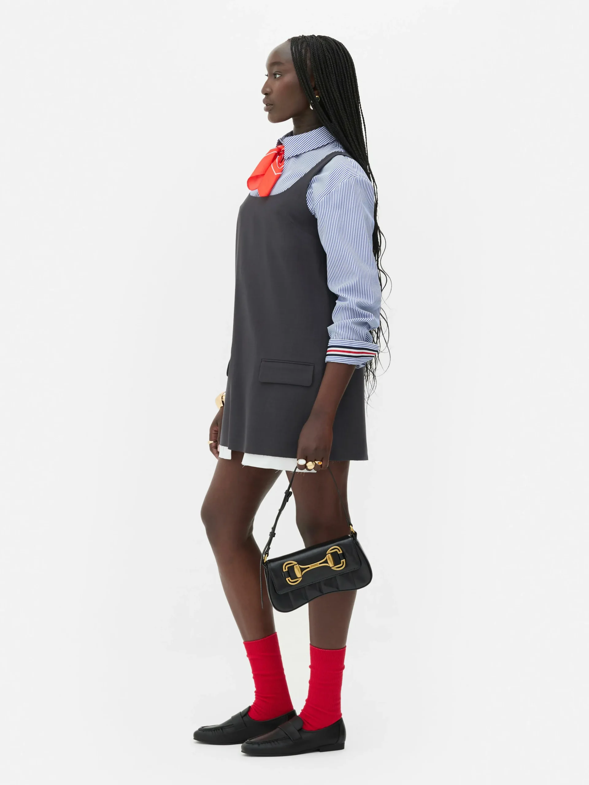 Rita Ora Pinafore Dress|Primark Clearance