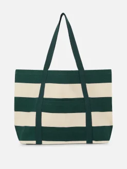 Rita Ora Stripe Canvas Shopper Bag|Primark Best
