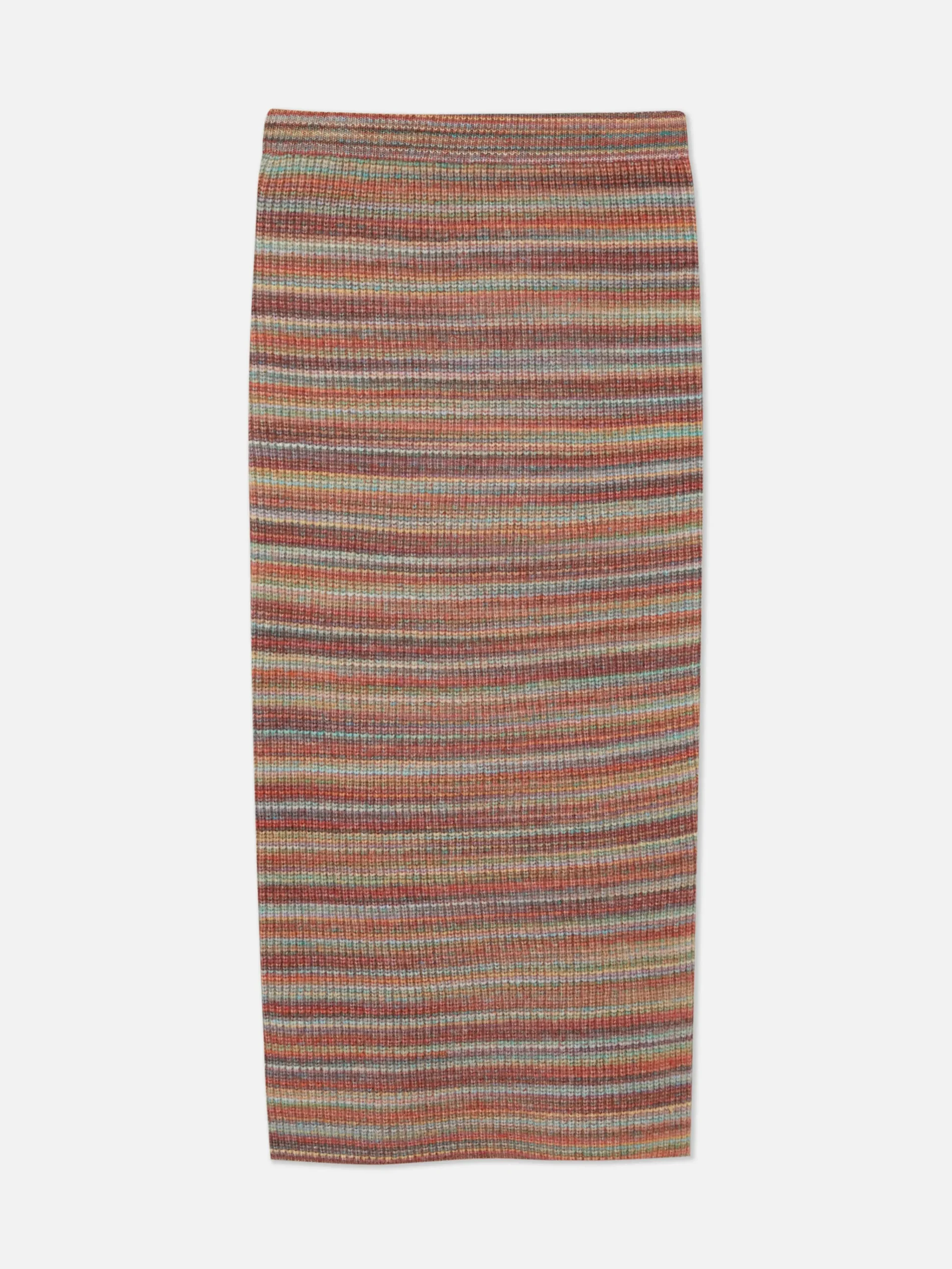 Rita Ora Striped Knit Midi Skirt|Primark New