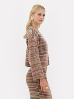 Rita Ora Striped Sweater|Primark New