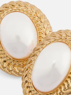 Rita Ora XL Faux Pearl Stud Earrings|Primark Best