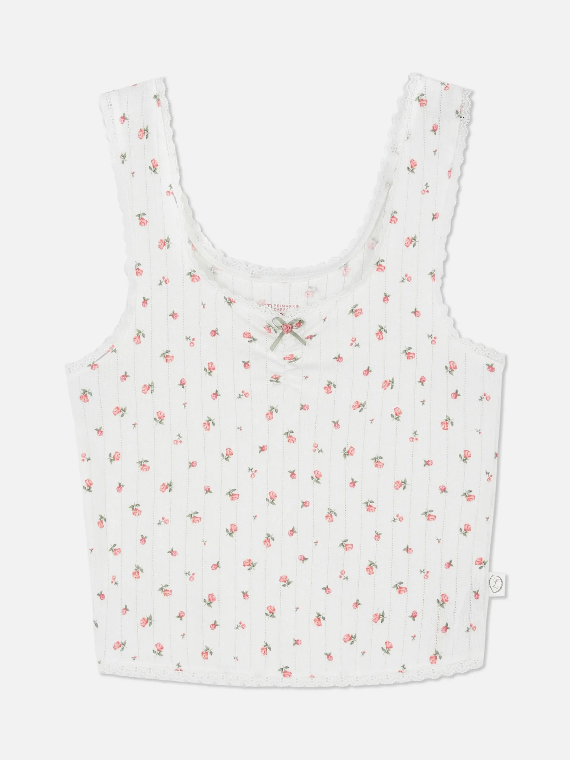 Rose Pointelle Pajama Tank|Primark Discount