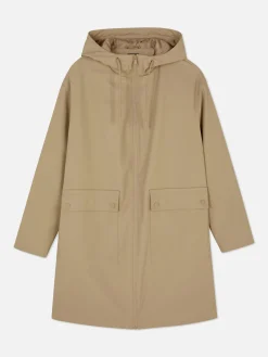 Rubberized Hooded Raincoat|Primark