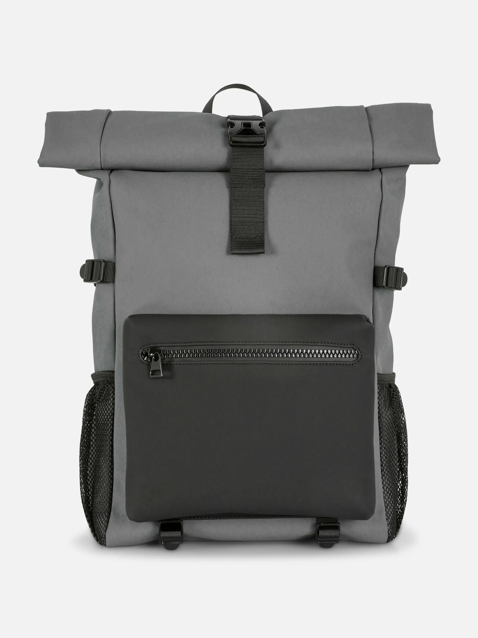 Rubberized Roll Top Backpack|Primark Discount