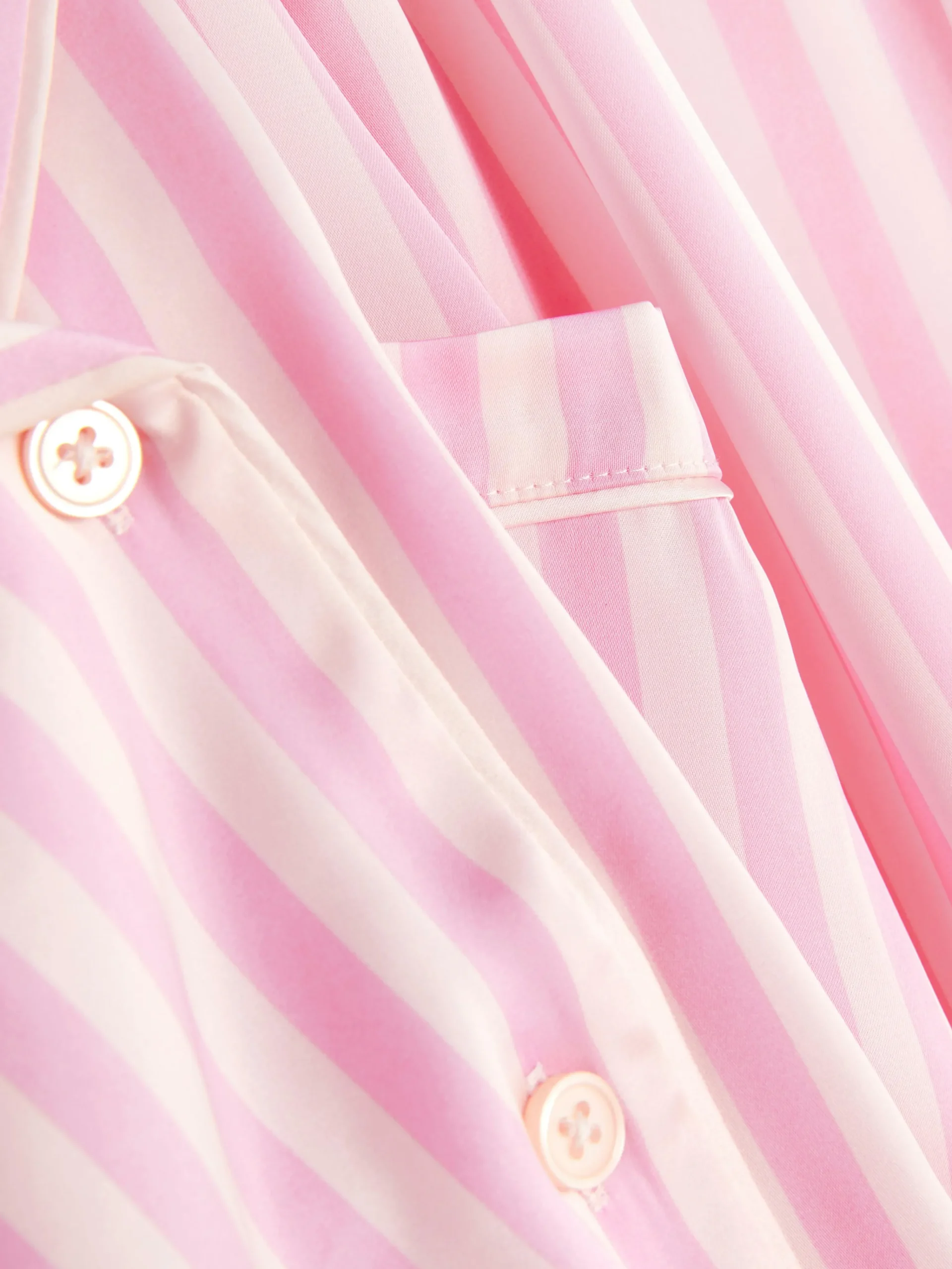 Satin Long Sleeve Pajamas|Primark Outlet