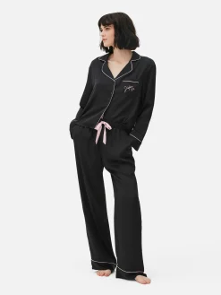 Satin Long Sleeve Pajamas|Primark Best