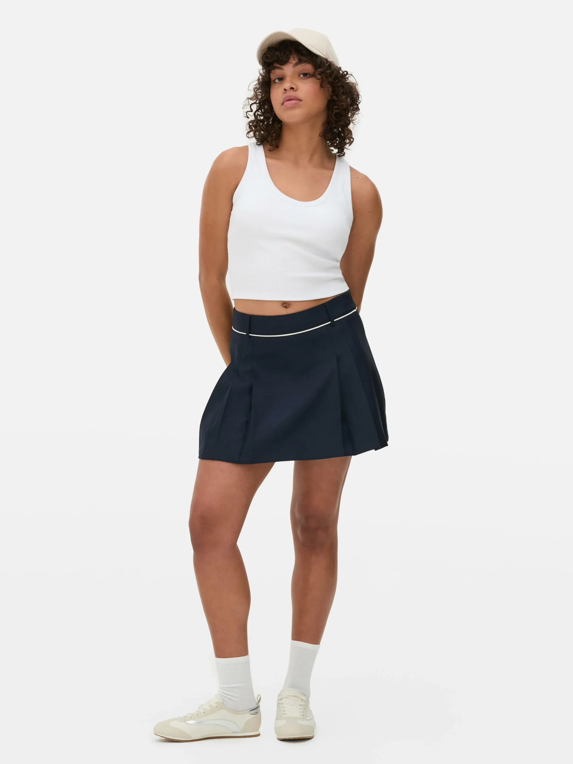Scoop Neck Tank With Built-In Bra|Primark New