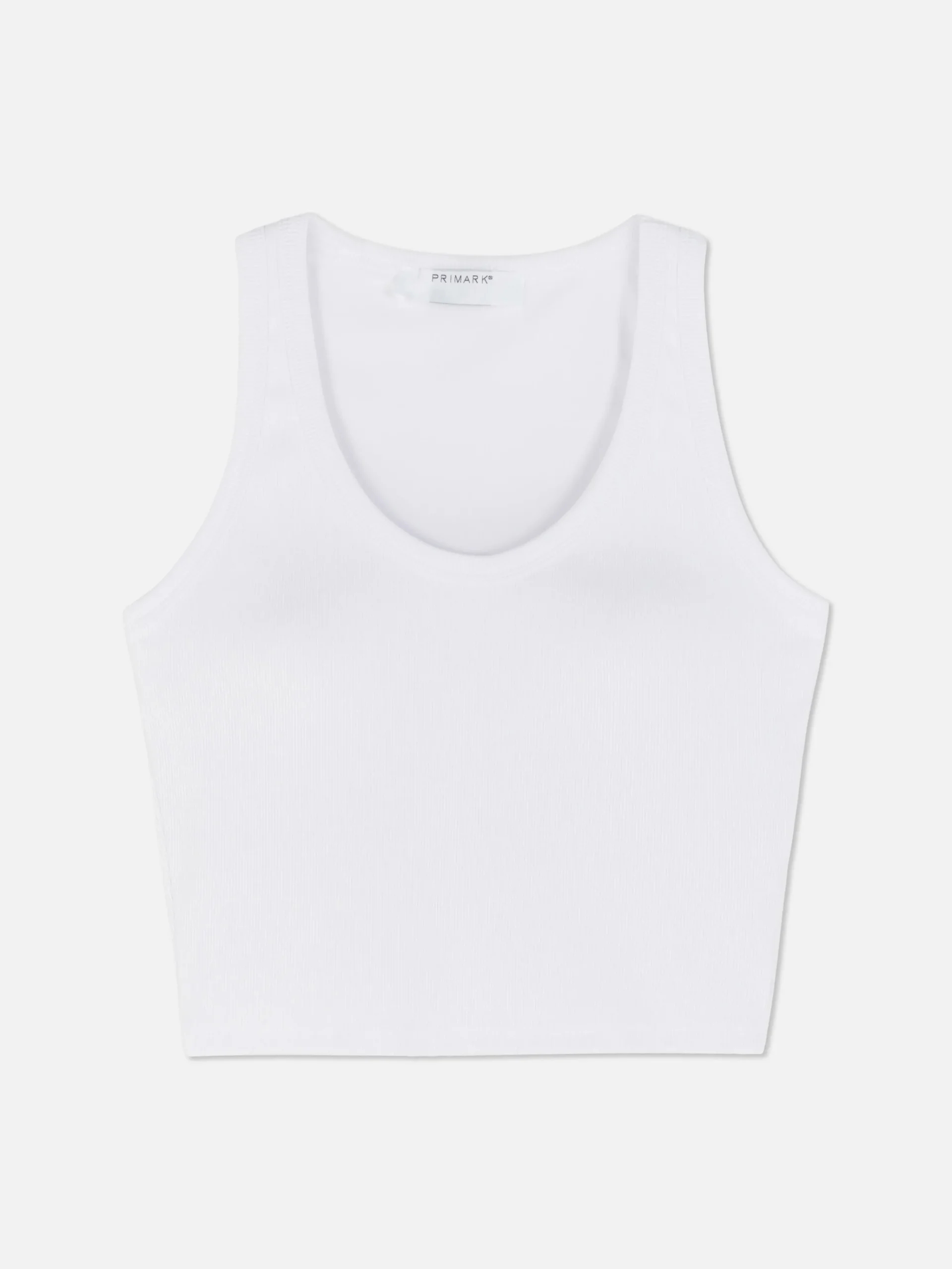 Scoop Neck Tank With Built-In Bra|Primark New
