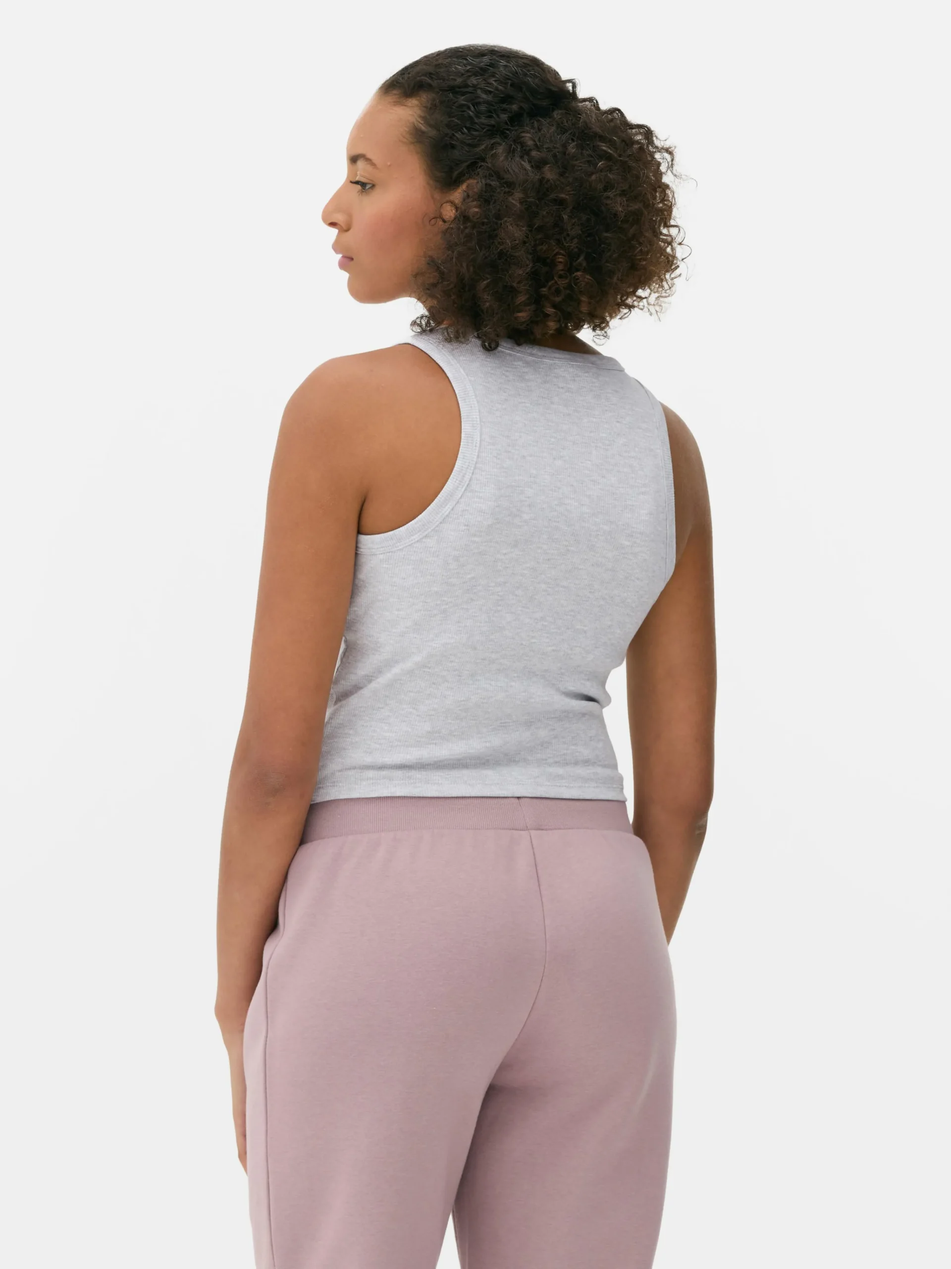 Scoop Neck Tank With Built-In Bra|Primark New
