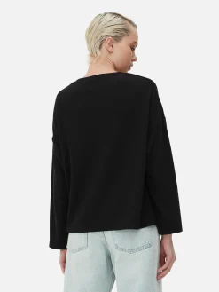 Seam Detail Long Sleeve Top|Primark