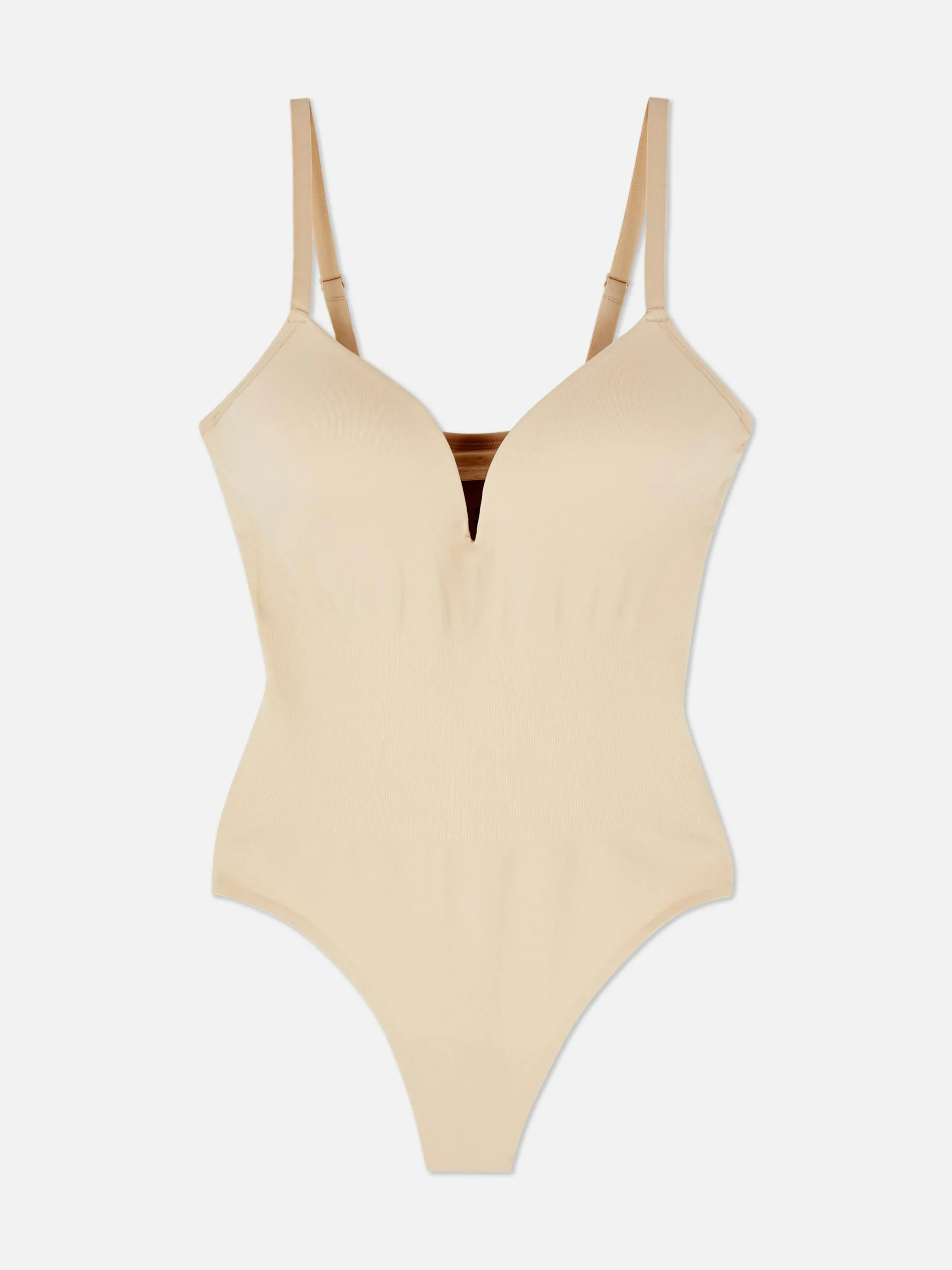 Seamless Cupped Shapewear Thong Bodysuit|Primark